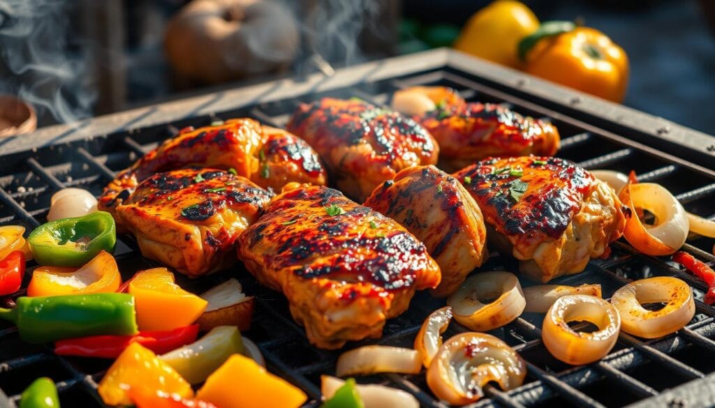 Grilled Mexican Chicken Thighs