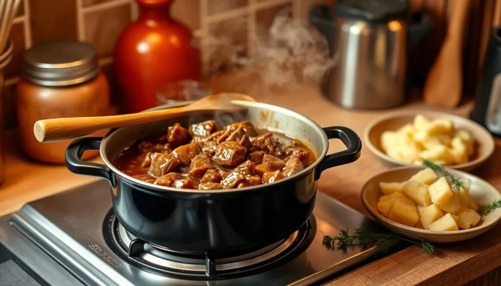 Reheating beef tips and gravy