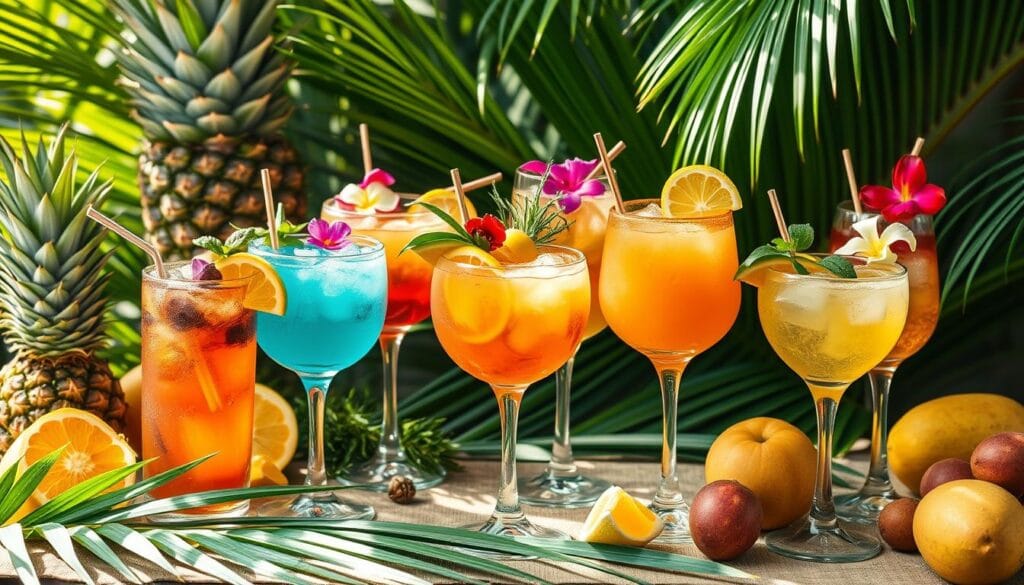 Tropical Mezcal Cocktails