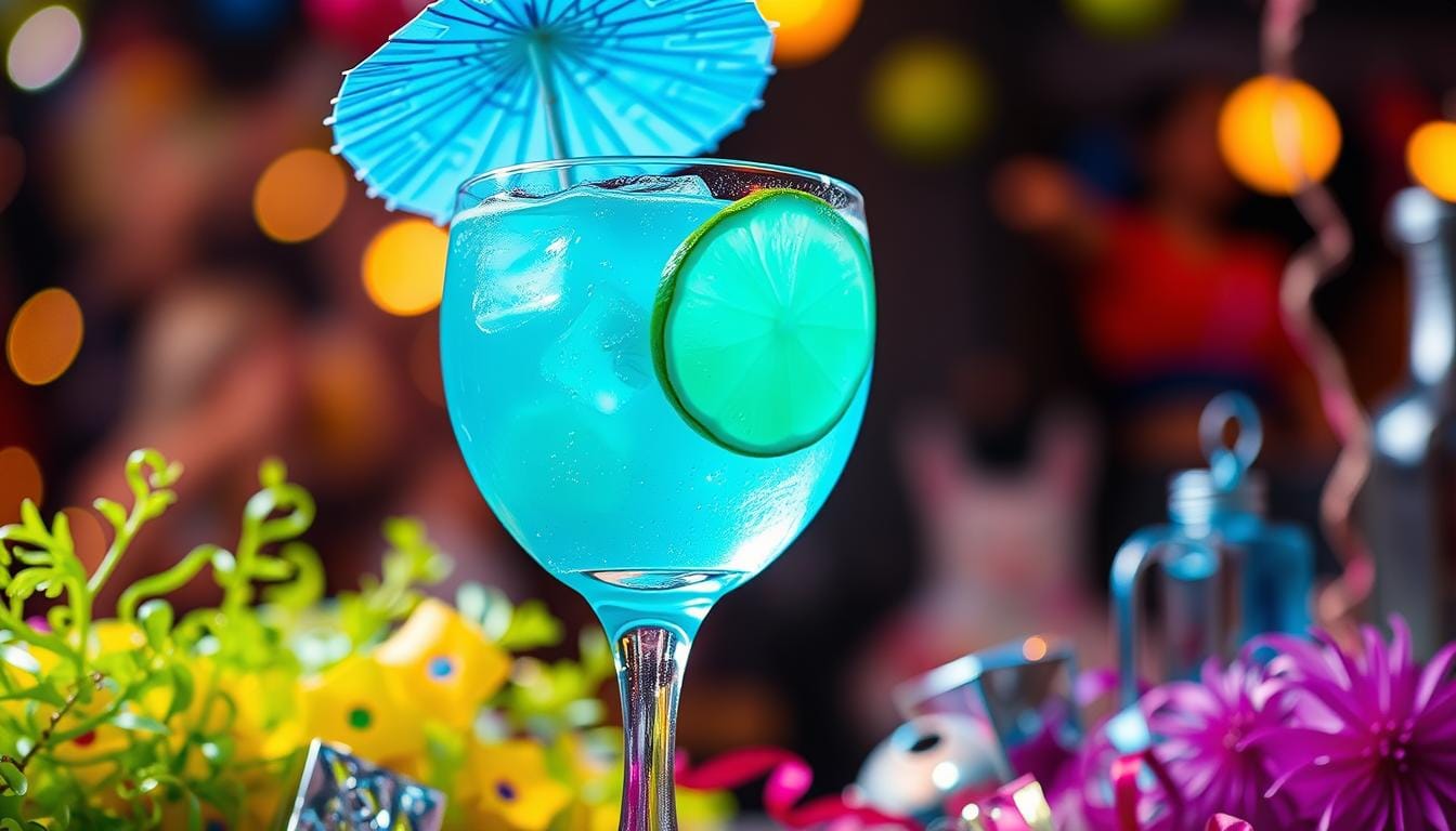 blue motorcycle drink