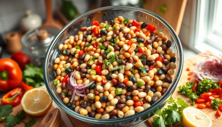 dense bean salad