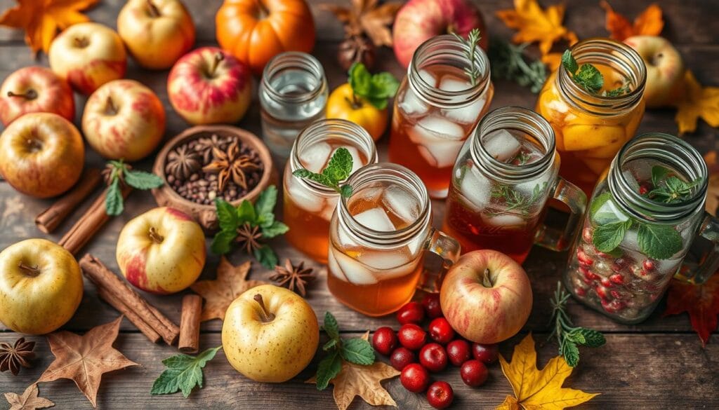 fall mocktails ingredients