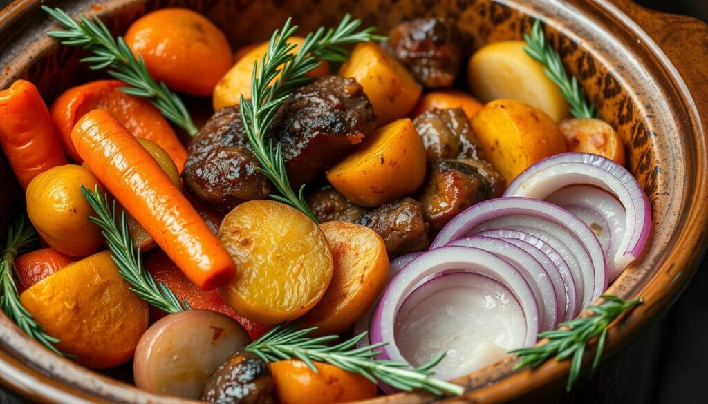 pot roast vegetables