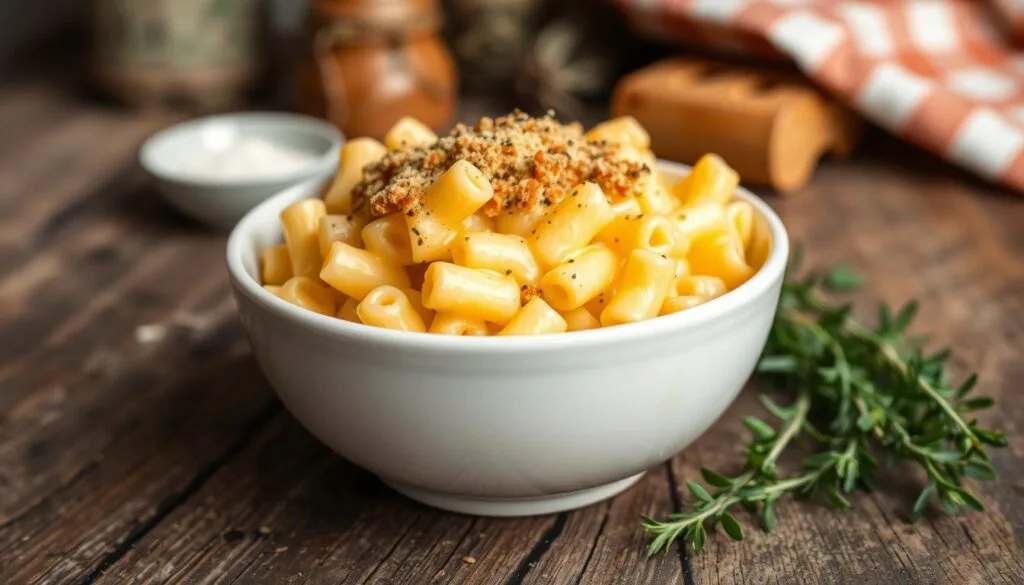 Classic American Mac and Cheese Dish