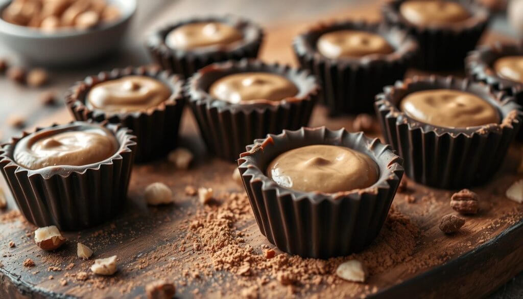 Dark Chocolate and Nut Butter Cups