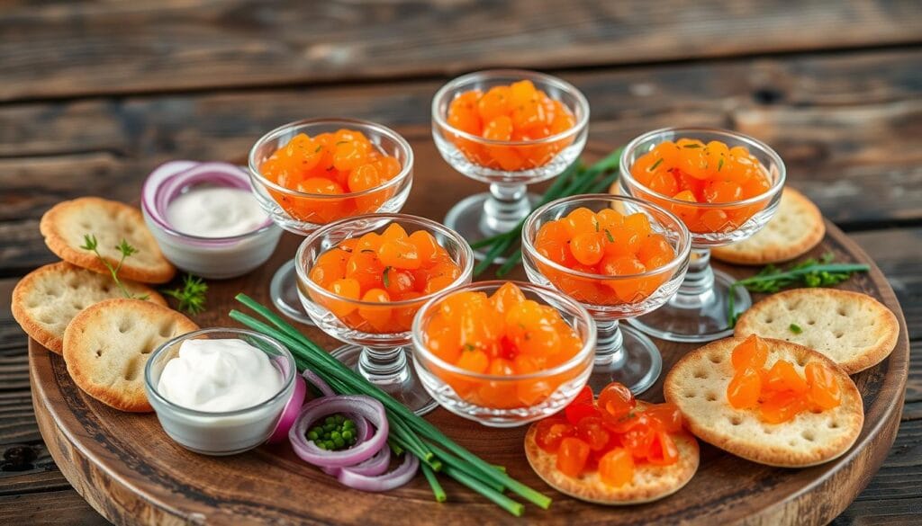 Salmon Roe Culinary Pairings