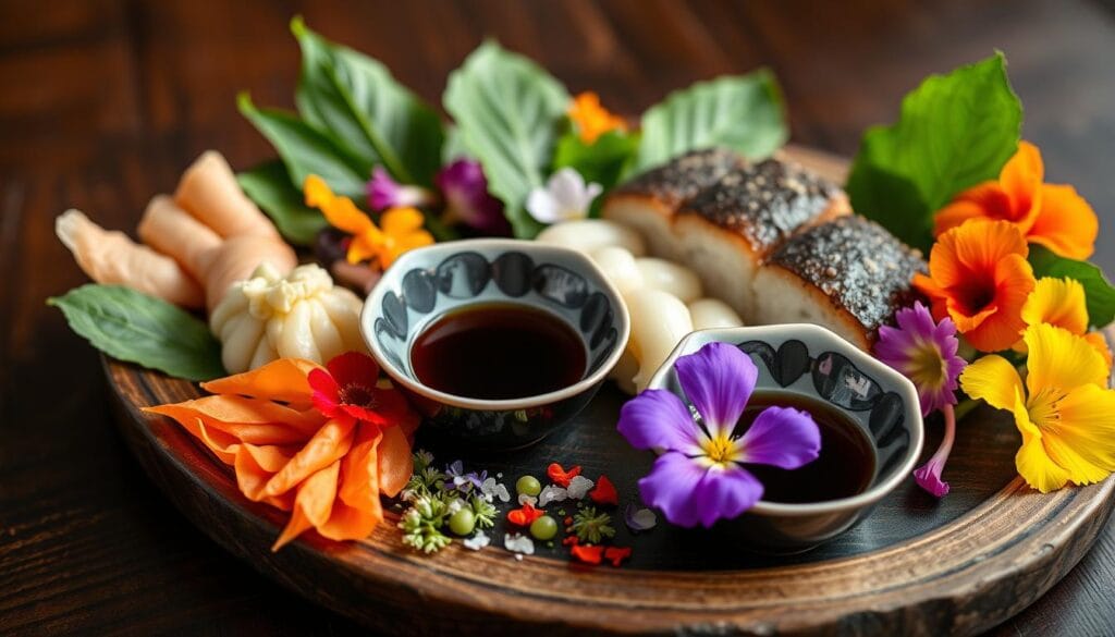 Sushi Condiments Presentation