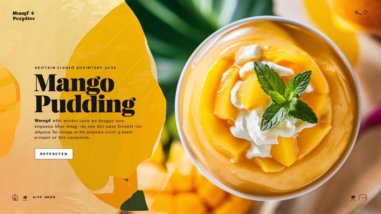 mango-pudding